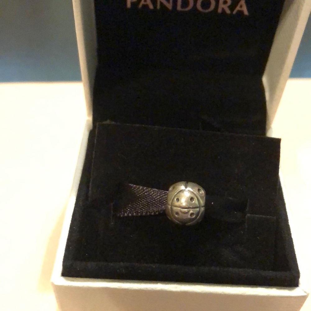 Pandora silver ladybug clip